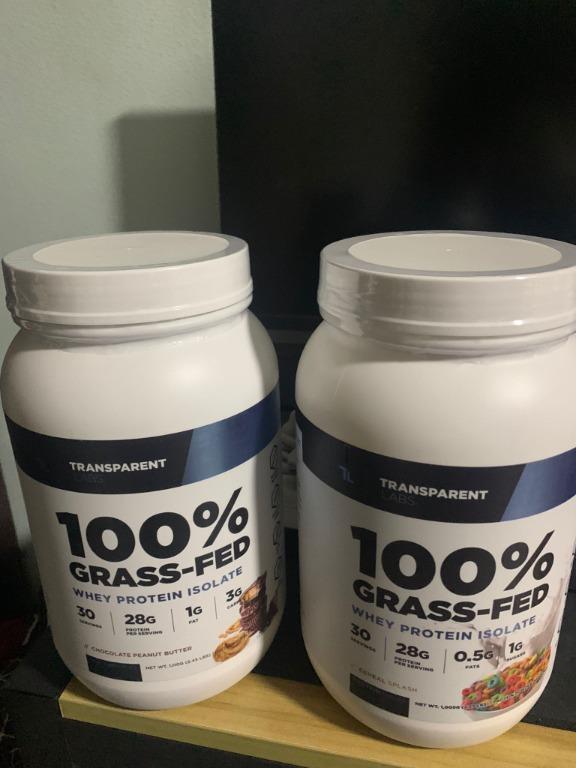 Transparent Lab Whey Protein Isolate, Health & Nutrition, Health ...
