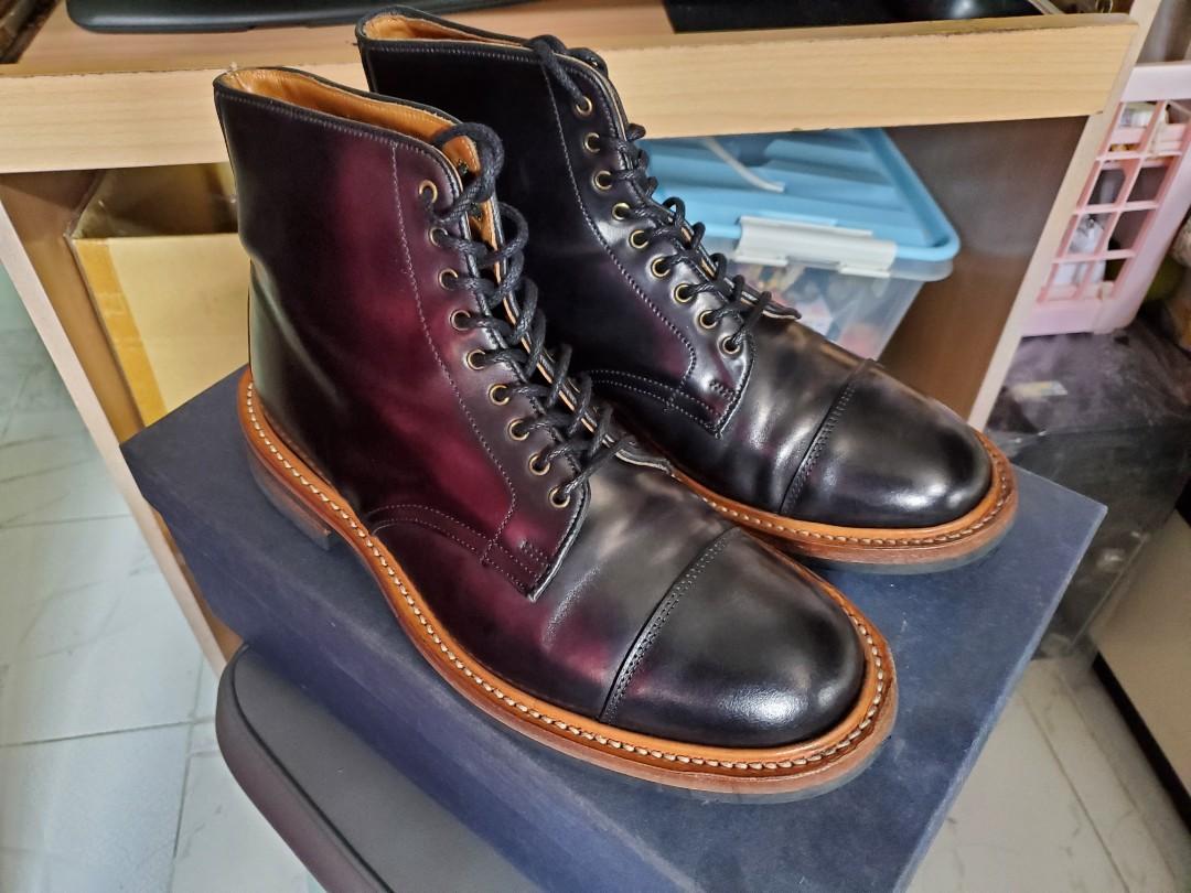 Tricker s Black Cordovan boots Carousell