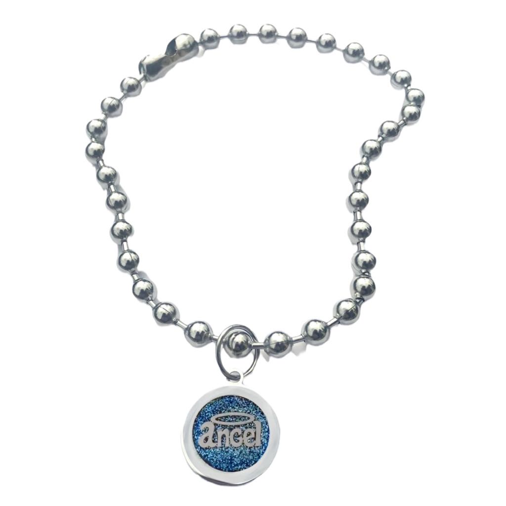 tunnel vision angel ball chain necklace, Women's Fashion, Jewelry