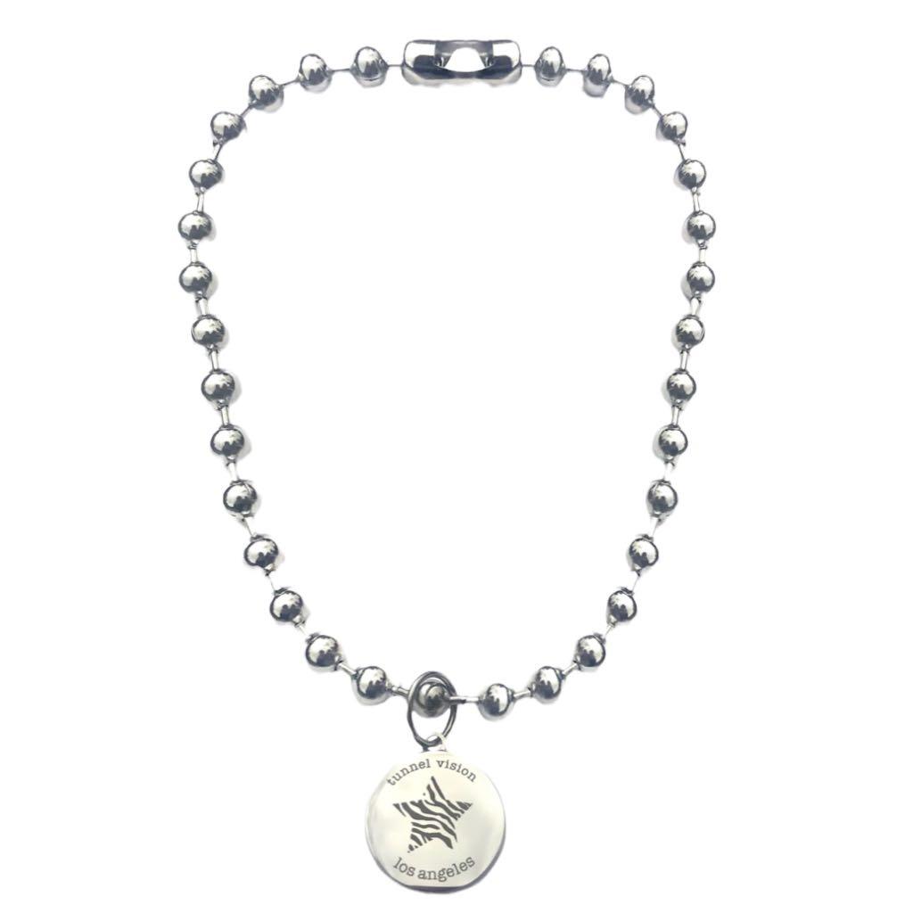 tunnel vision angel ball chain necklace, Women's Fashion, Jewelry
