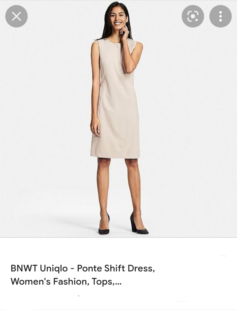 Uniqlo Ponte shift dress, Women's Fashion, Dresses u0026 Sets, Dresses on  Carousell
