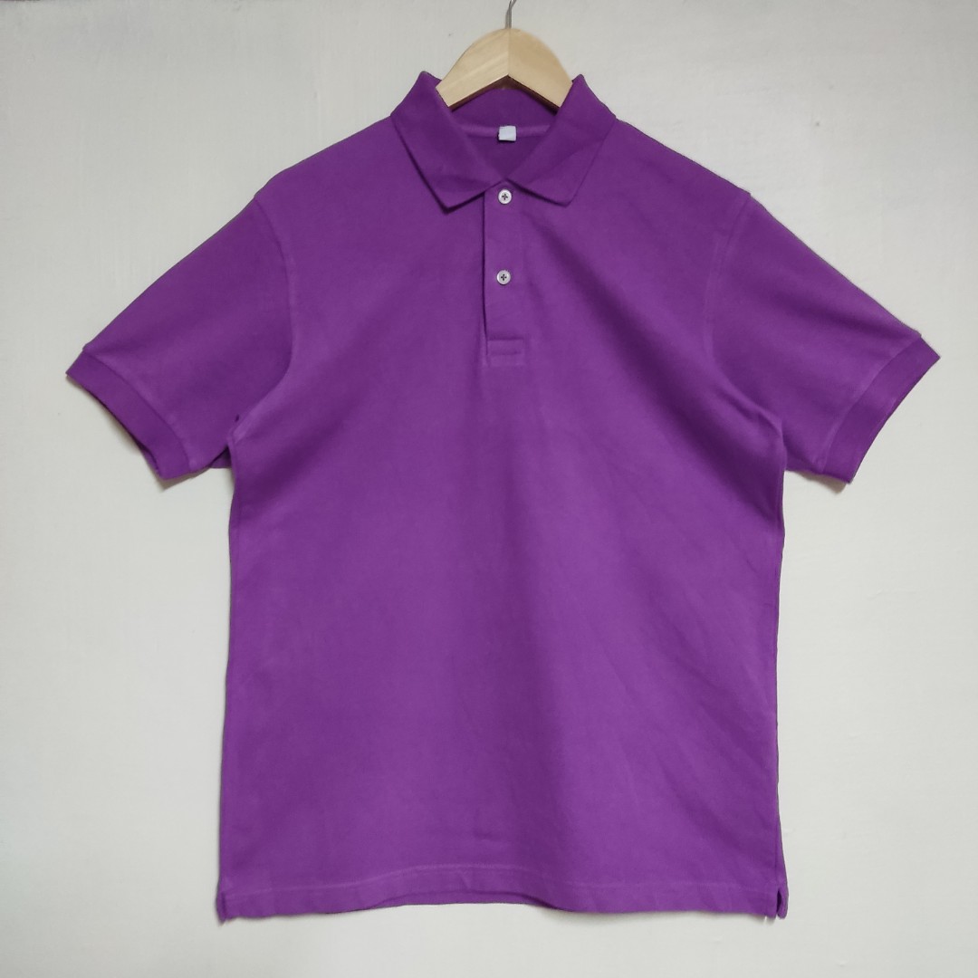 Uniqlo plain purple polo shirt, Men's Fashion, Tops & Sets, Tshirts ...