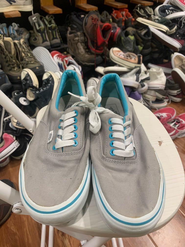 Vans shoes grey and blue on sale