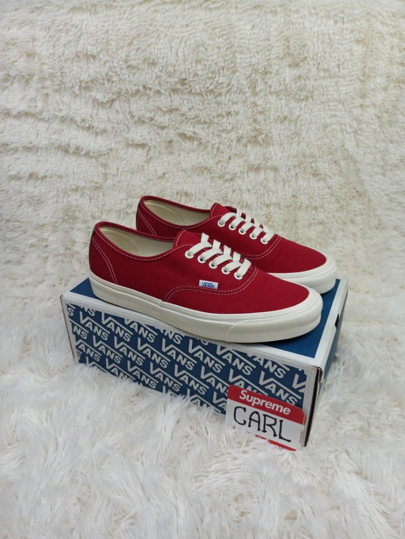 Vans Vault OG Authentic LX Chili Pepper v1 Men s Fashion