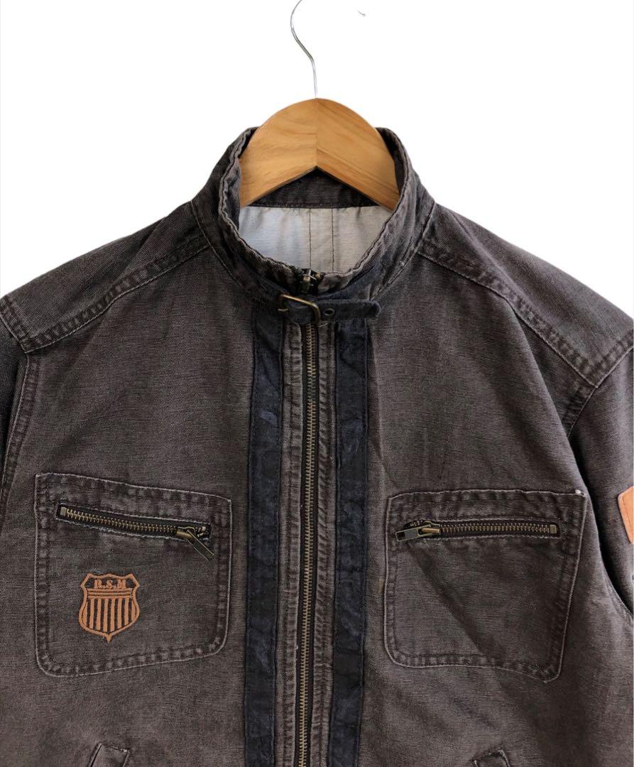 Vintage Army Denim Jacket, Women's Fashion, Coats, Jackets and
