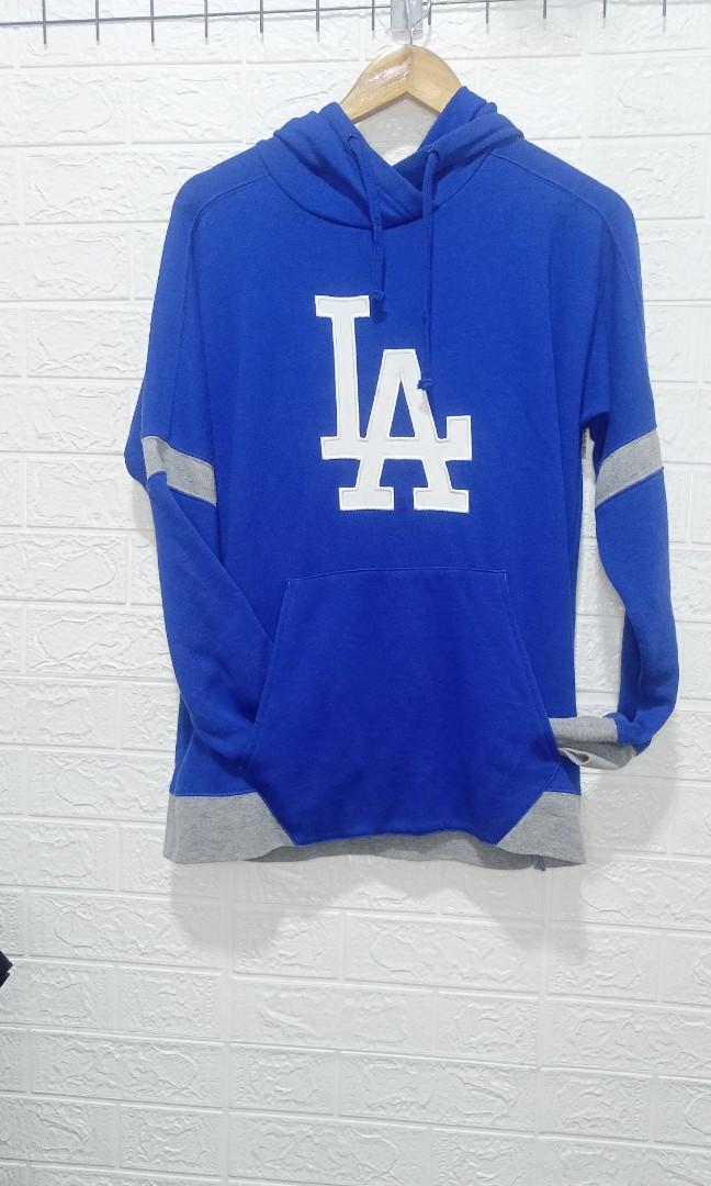 Vintage LA Dodgers Sweater Hoodie Sz M USA MLB Dodgers Official Baseball  Blue