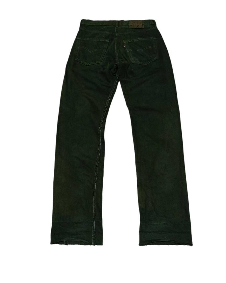 Olive green 501 sales levis
