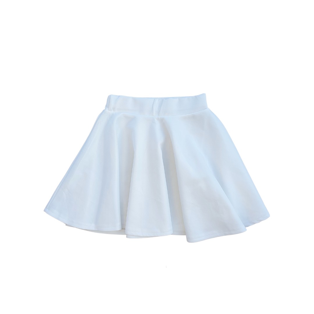 white skirt