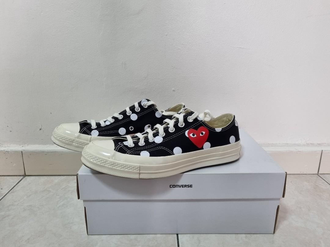 WTS CDG Converse Chuck Taylor 70 Low Polka Dot