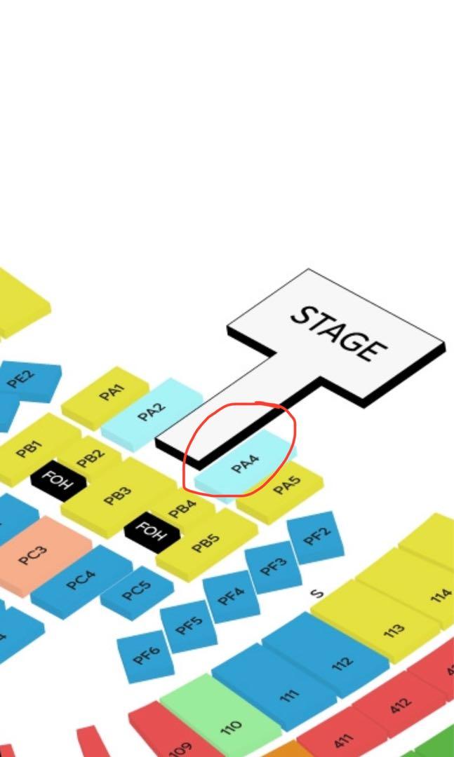 WTS JUSTIN BIEBER JUSTICE WORLD TOUR SINGAPORE GHOST VIP, Tickets