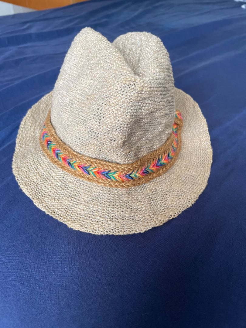 Zara Beach Hat Fedora, Fesyen Wanita 