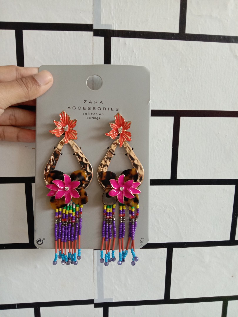 zara long earrings