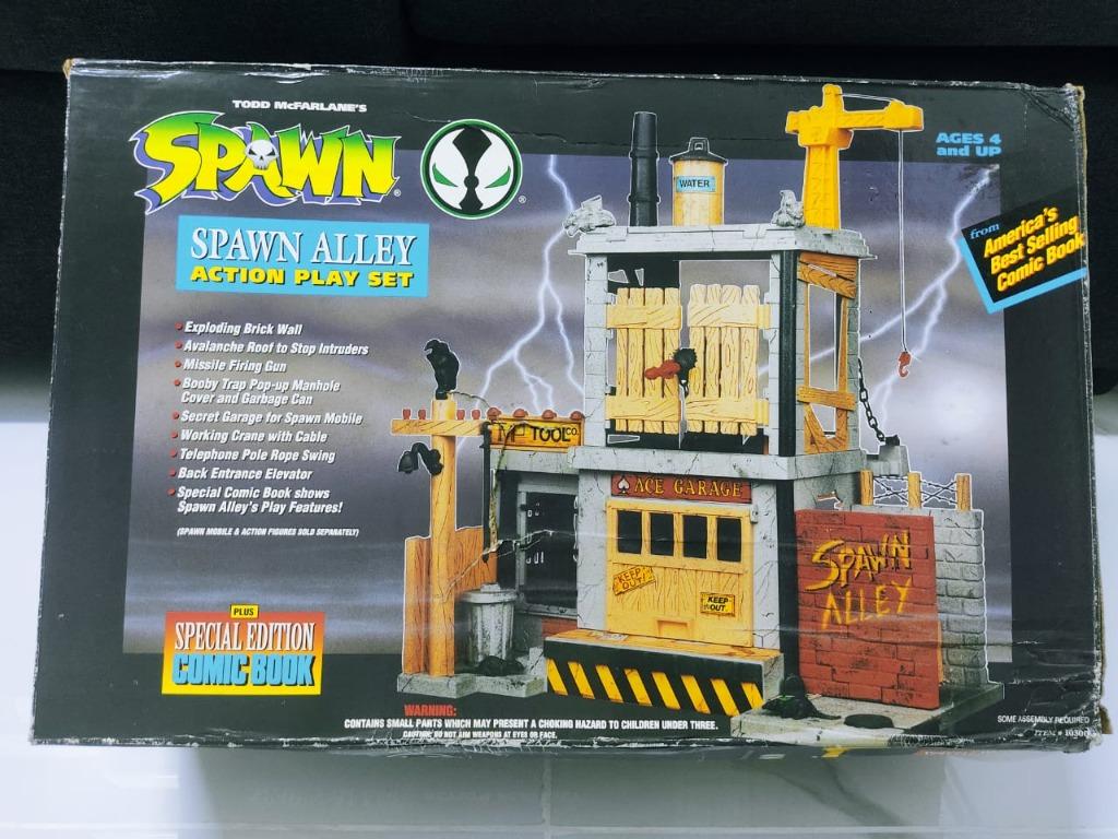 1994 TODD MCFARLANE SPAWN ALLEY ACTION PLAY SET
