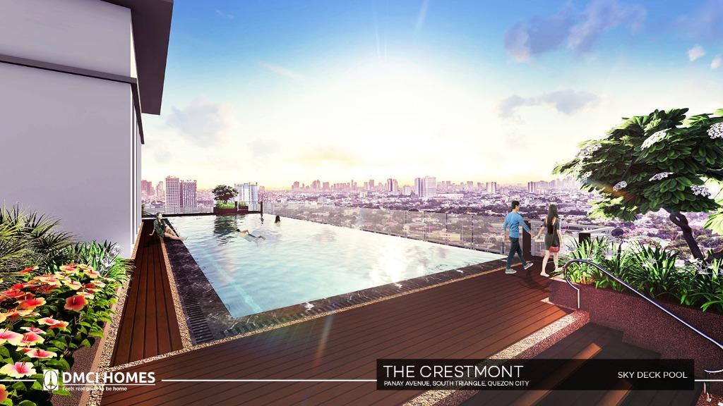 1 Bedroom 33sqm THE CRESTMONT Condo in Panay Ave., Quezon City near