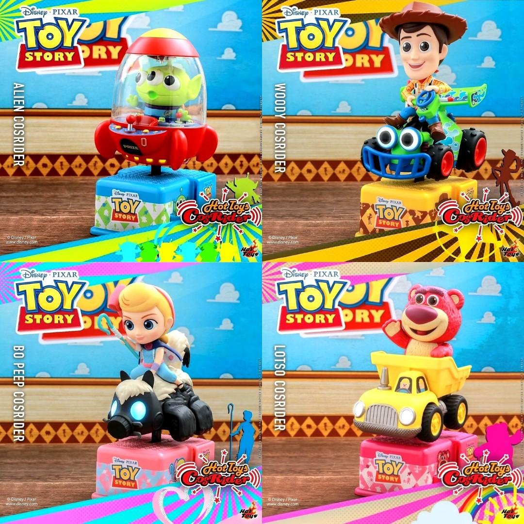 MISB Hot Toys Disney Pixar Toy Story Woody, Alien, Lotso, Bo Peep