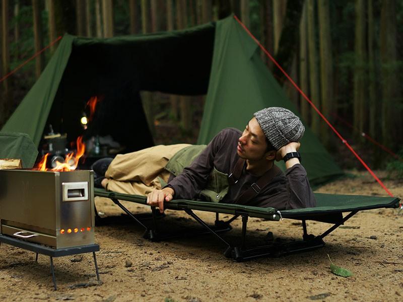 美品】DOD タキビコット CB 1-788-BK DOD TAKIBI COT タキビコット CB1