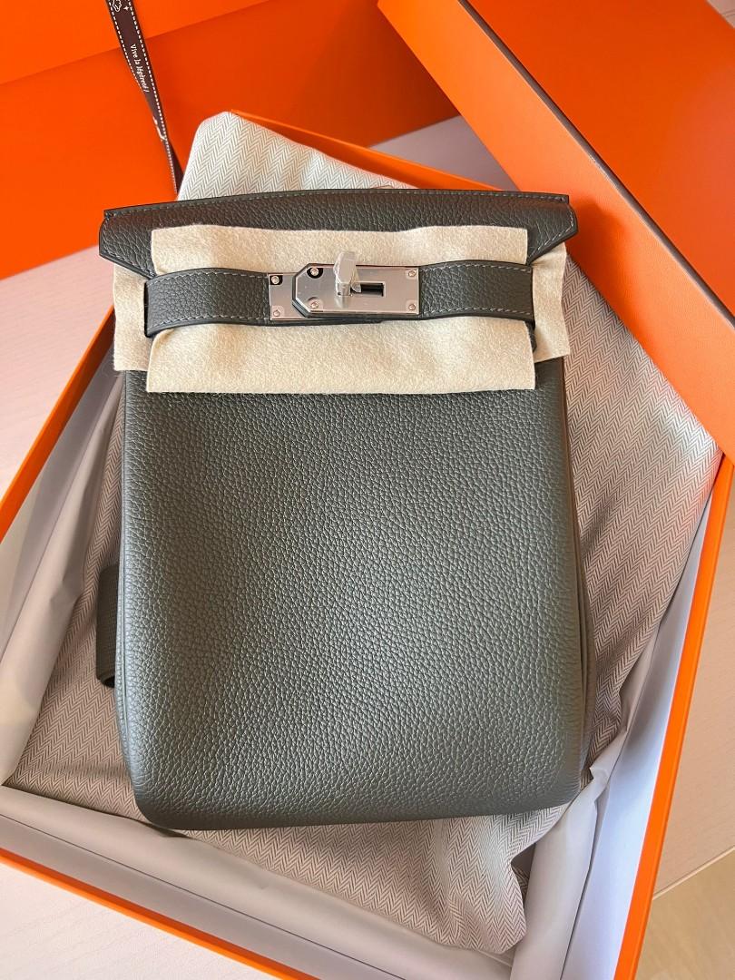 Hermes Hac A Dos PM Backpack in Fauve Barenia Faubourg with