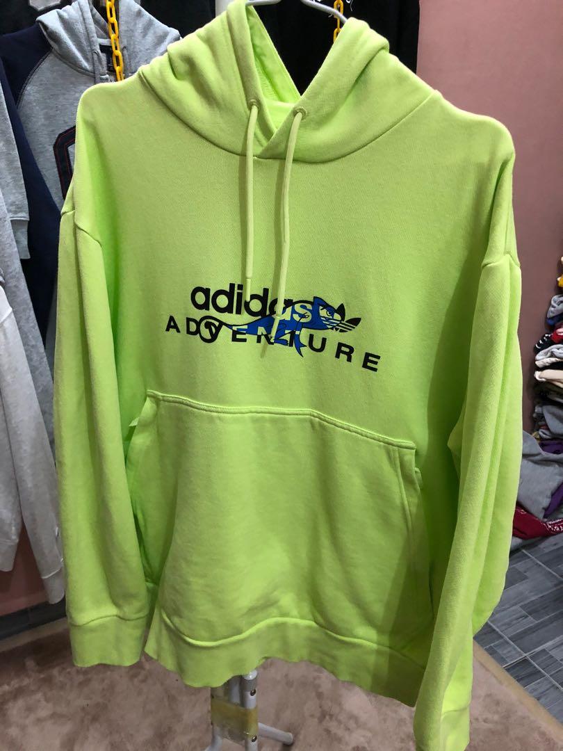 Adidas neon hoodie hot sale