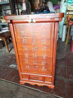 Antique rice storage box