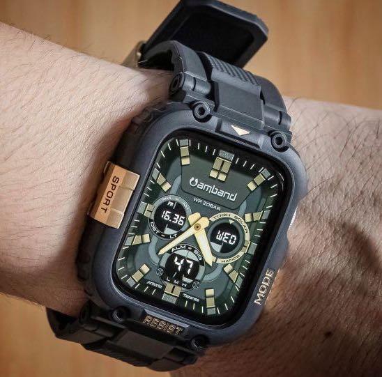 Apple Watch M1 Sports watch case strap