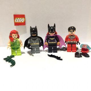 Authentic Lego Poison Ivy Batman Batgirl Scuba Robin minifigures
