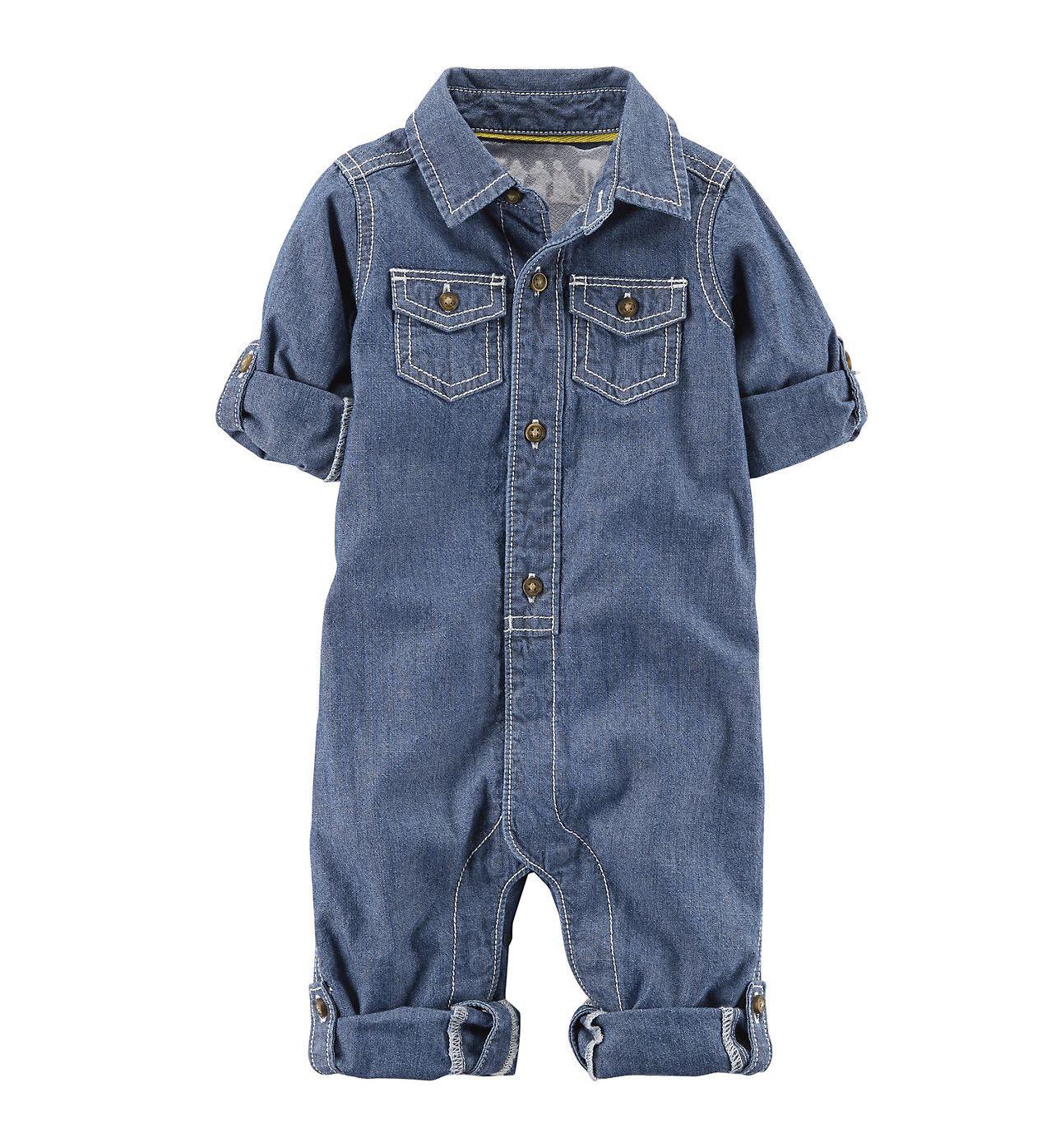 Carters jumpsuit boy discount