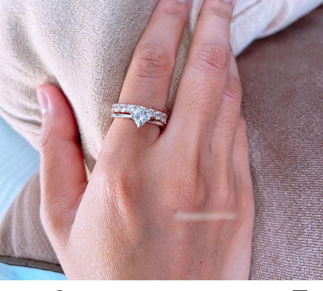 AUTHENTIC PANDORA HEART SOLITAIRE RING 