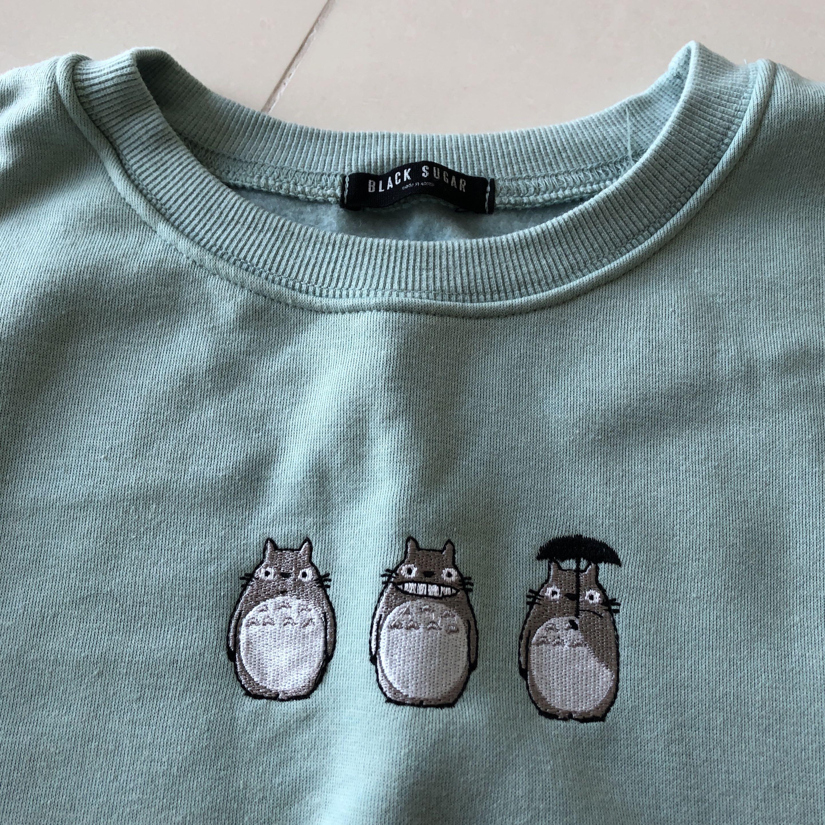 Black Sugar Korea sweater TOTORO Men s Fashion Tops Sets