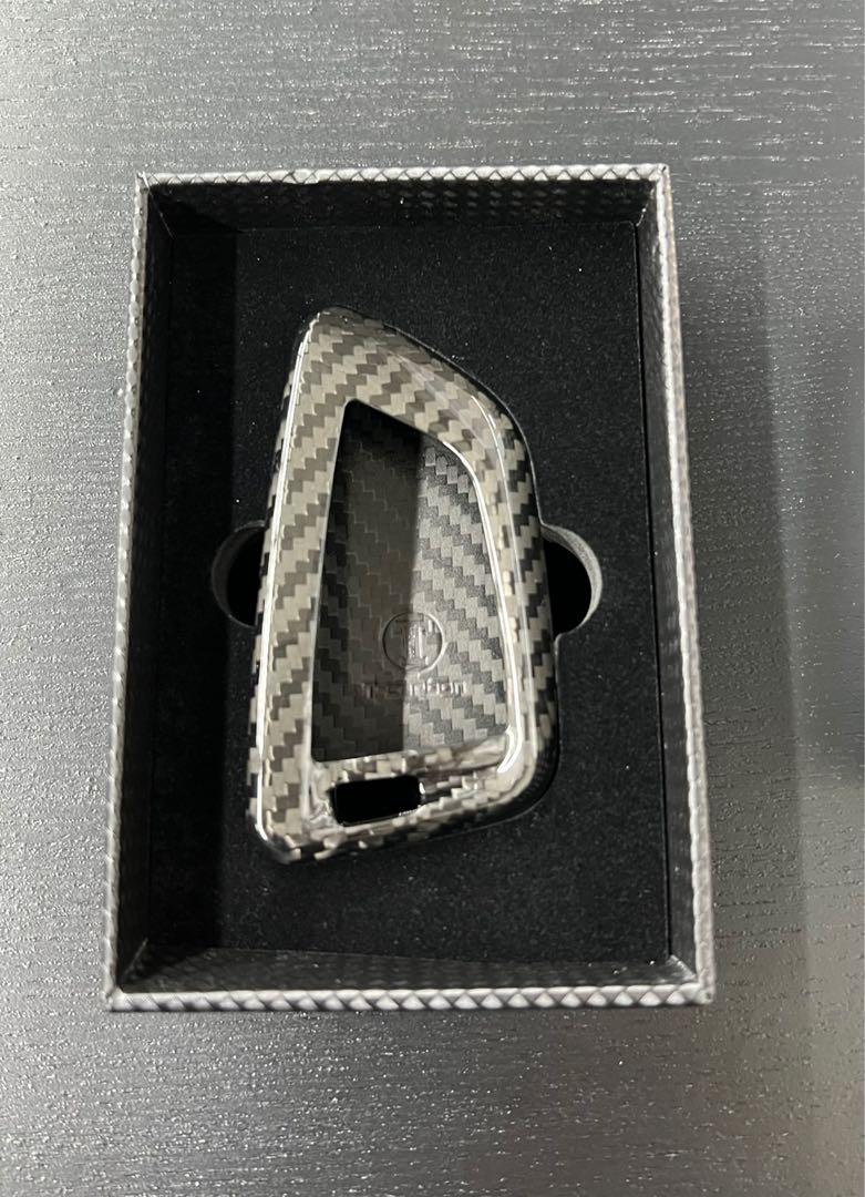 BMW Carbon Fibre Key Fob Cover, Car Accessories, Accessories on Carousell