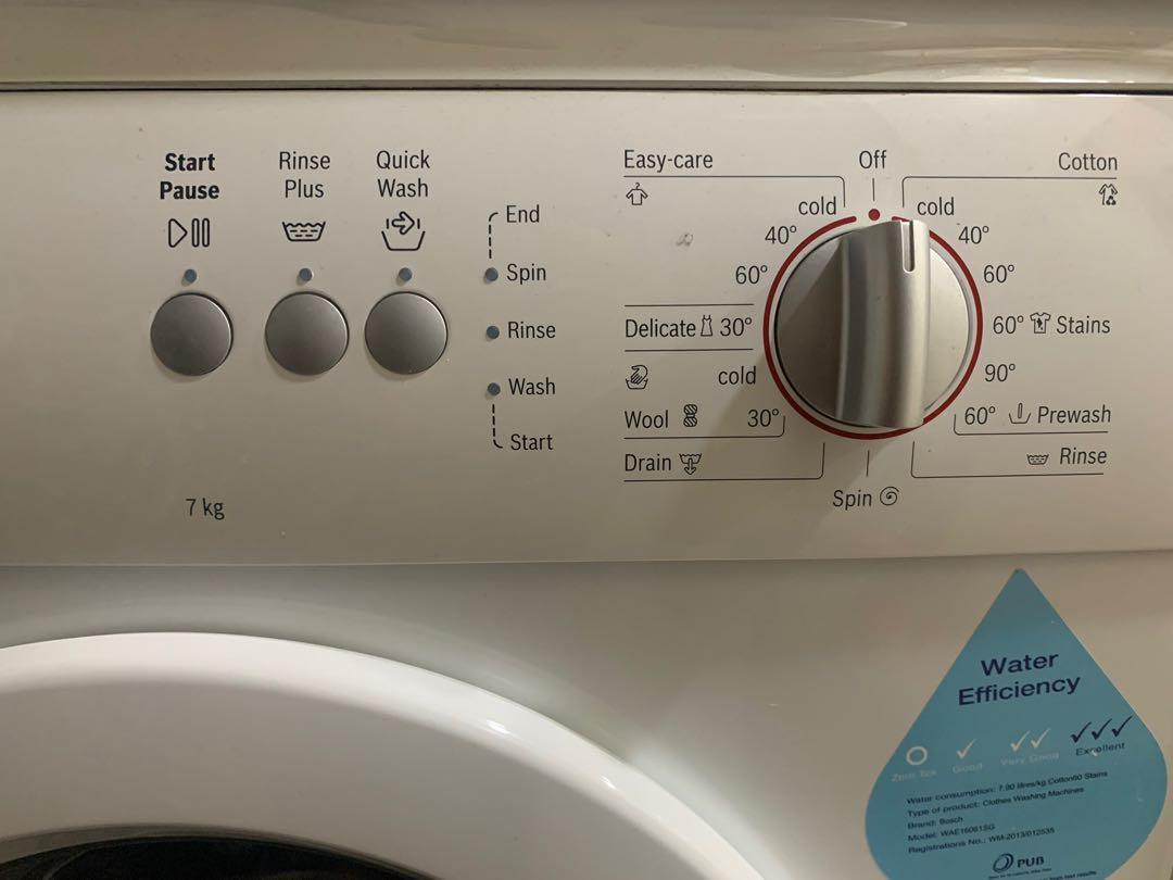 Bosch washing machine (model Classixx), TV & Home Appliances, Washing