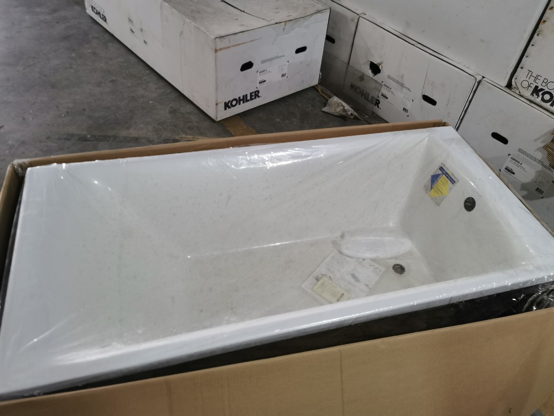 Authentic Kohler 1.6m Acrylic Drop In Bath Tub Bathtub, Furniture