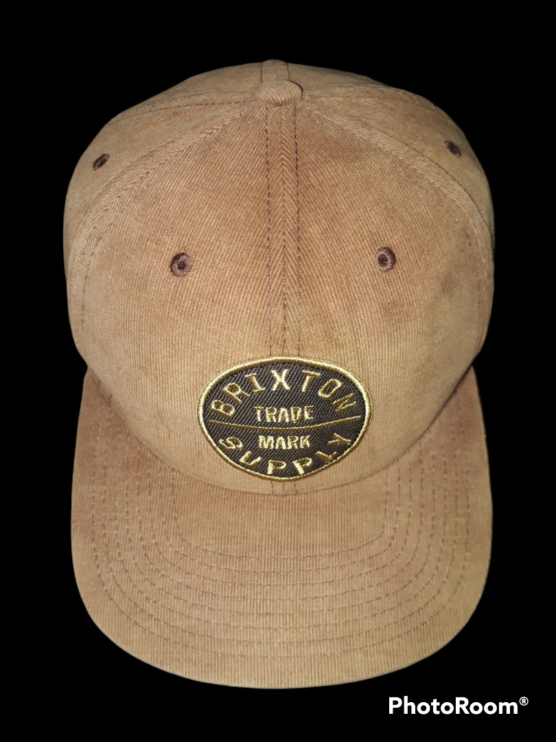 Brixton Corduroy Cap, Men's Fashion 