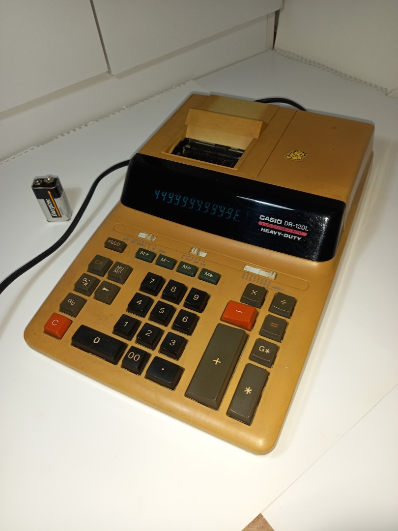 calculator casio DR120L, Hobbies & Toys, Collectibles & Memorabilia