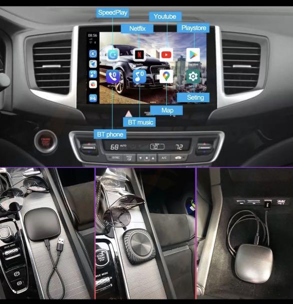 Carplay ApplePie Android Box For Apple Carplay Ai Box 4+64G Android
