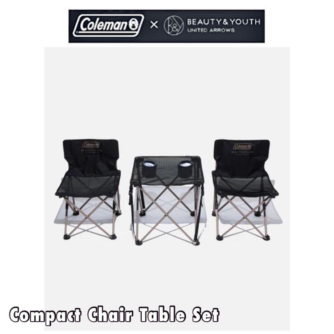 Coleman x Beauty Youth Compact Chair Table Set