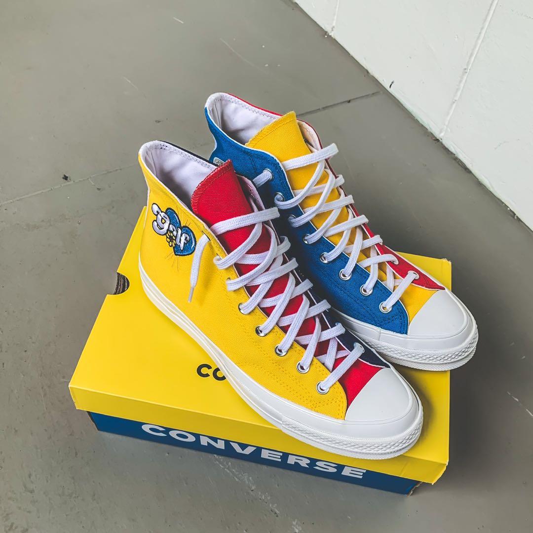 Golf wang new arrivals high top converse