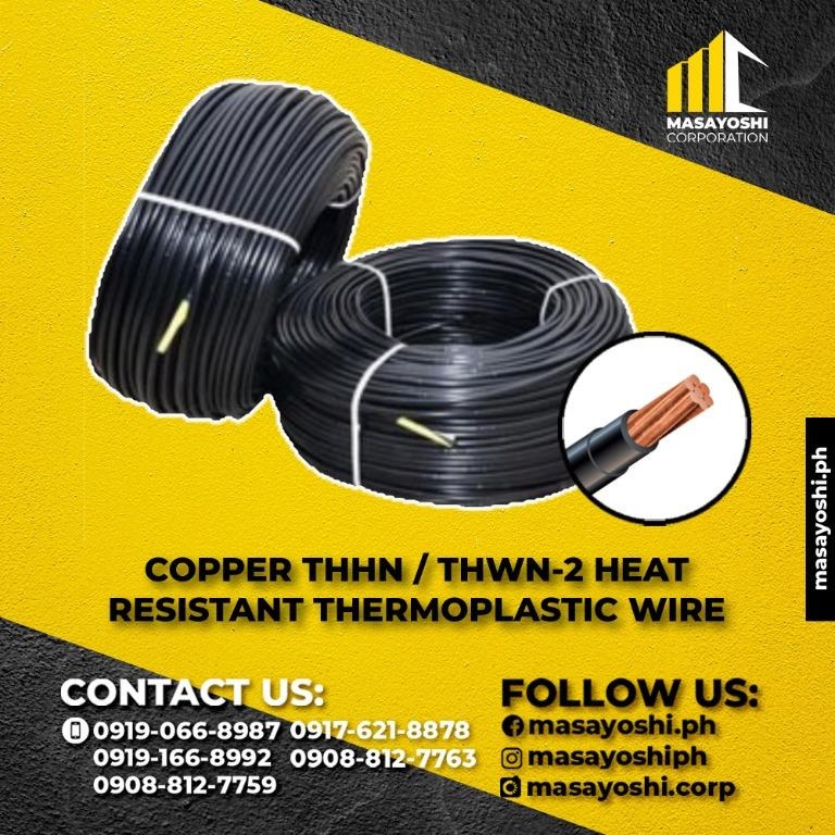 Copper THHN THWN2 Heat Resistant Thermoplastic Wire Electrical Wire