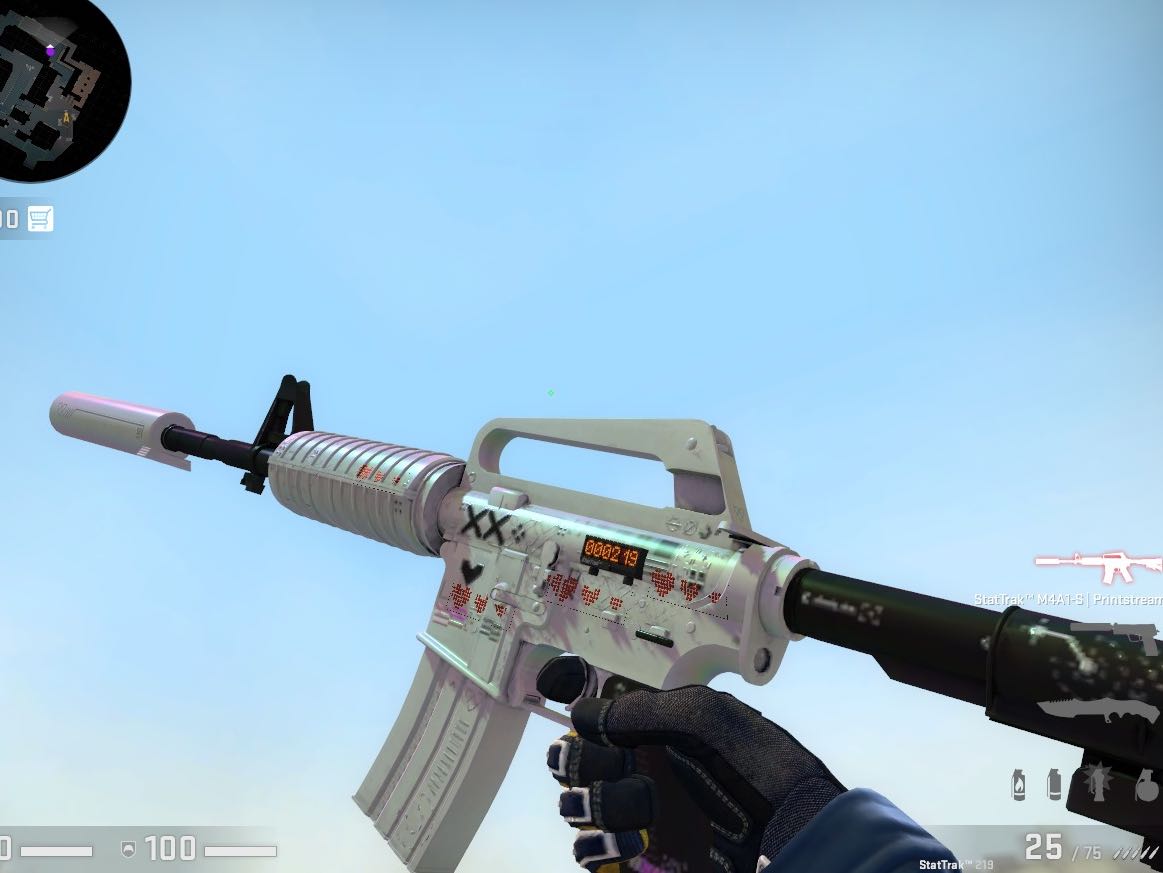 Buy and Sell StatTrak™ M4A1-S  Printstream (Field-Tested) CS:GO via P2P  quickly and safely with WAXPEER