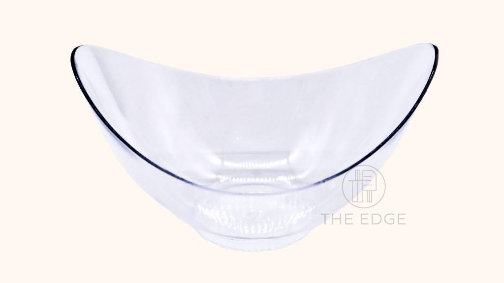 Dessert Cup - Boat (x24's) Disposable Storage Cup (Category: Food Organization & Storage) located in Pasig City. Submitted by kitchenstarincorporated (Listing ID 1156535251, Image 2). Description: Dessert Cup - Boat Qty. per pack: 24 pcs Capacity: 33 ml Size: 8cm x 5.5cm x 4cm Premium quality: Made from premium PS plastic, showcase your favorite foods, candies, snacks, desserts, and appetizers in style. Disposable: dispose of these serving cups r