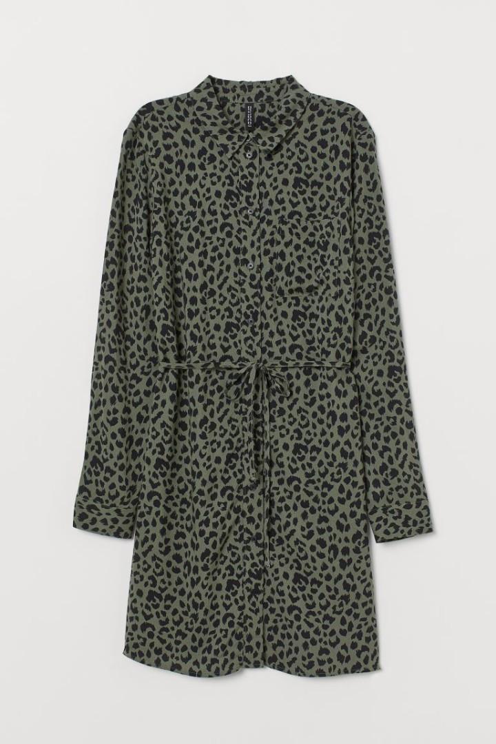 Divided H&M Green Leopard Print Shirt Dress, Women's Fashion, Dresses & Sets, Dresses on Carousell Divided H&M Green Leopard Print Shirt Dress, Women's Fashion, Dresses & Sets, Dresses on Carousell