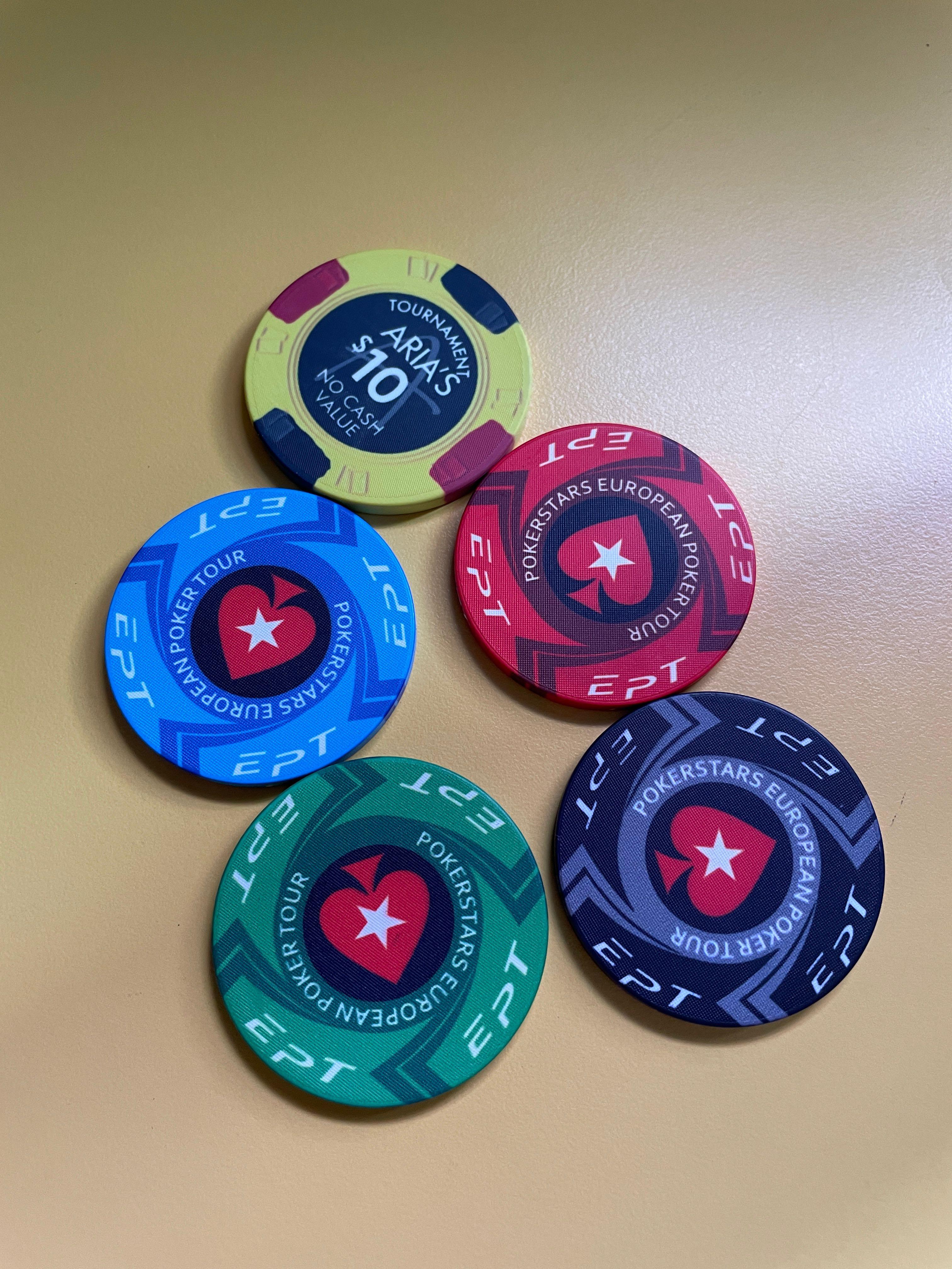 EPT Poker Chips (500 pc), Hobbies & Toys, Toys & Games on Carousell