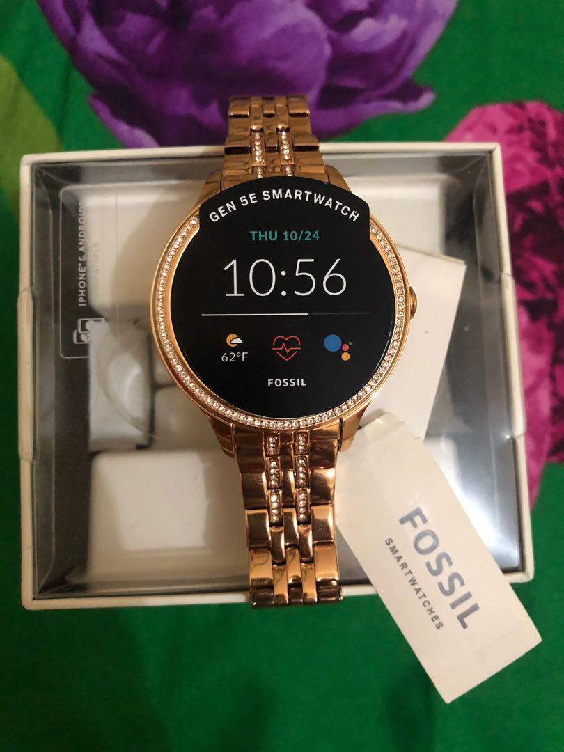 Fossil Smartwatch Gen 5E Original preloved Fesyen Wanita Jam