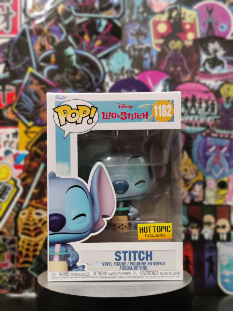 Funko Disney Lilo & Stitch Pop! Flocked Stitch Vinyl Figure Hot Topic  Exclusive