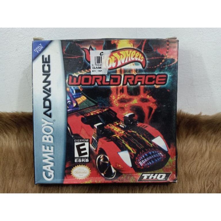 Gameboy Advance GBA Hot Wheels World Race Burning Rubber, Video Gaming