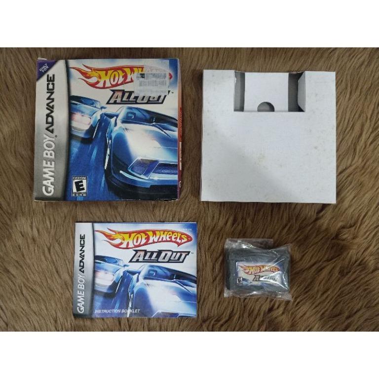 Gameboy Advance GBA Hot Wheels All Out, Video Gaming, Video Games