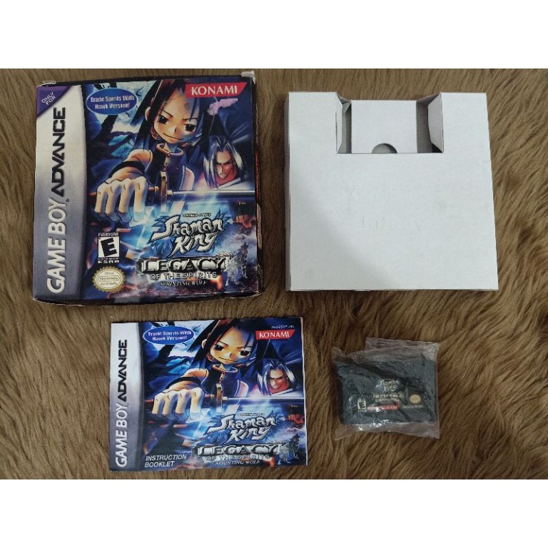 Gameboy Advance GBA Shaman King LEGACY of the Spirits Sprinting Wolf, Video Gaming, Video Games