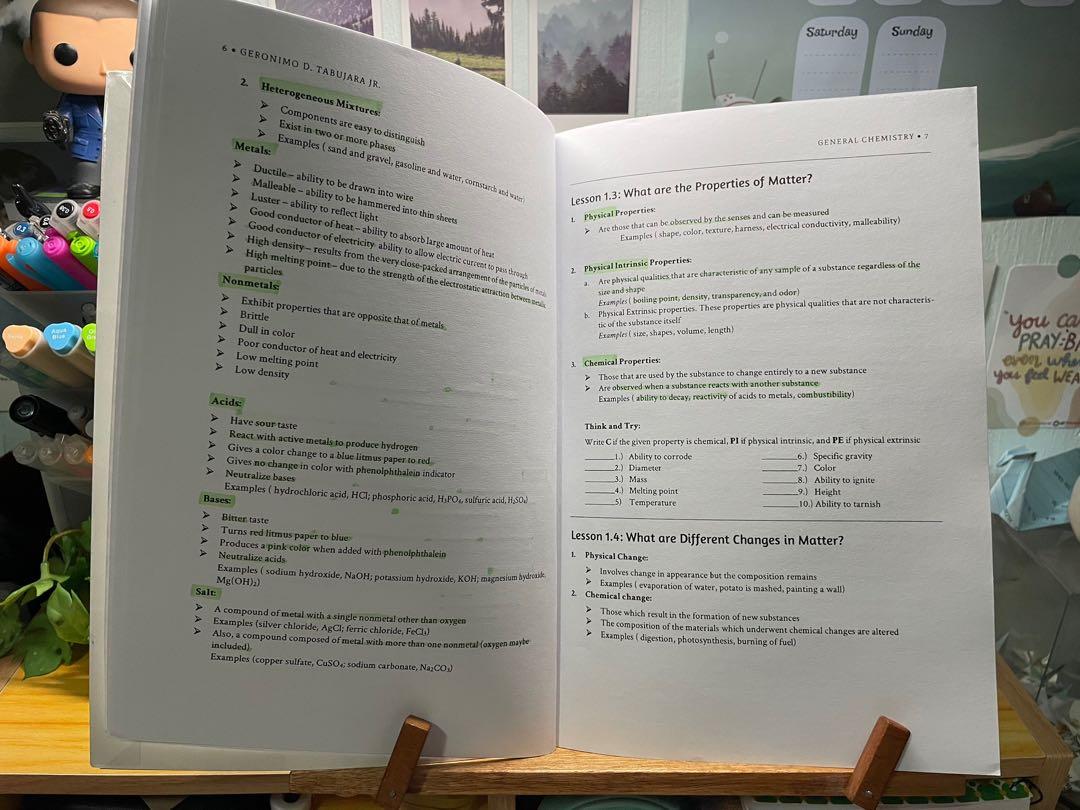 General Chemistry by Geronimo D. Tabujara, Jr. (Category: Textbooks) located in Marikina City. Submitted by soldbysilver (Listing ID 1156679610, Image 3). Description: General Chemistry (K-12 Complementary Worktext for Senior High School SHS) by Geronimo D. Tabujara, Jr. - good as new - plastic covered - has highlights on first few pages - has writings on some pages (can erase those for you at your request, just tell me) - spine is intact - has m