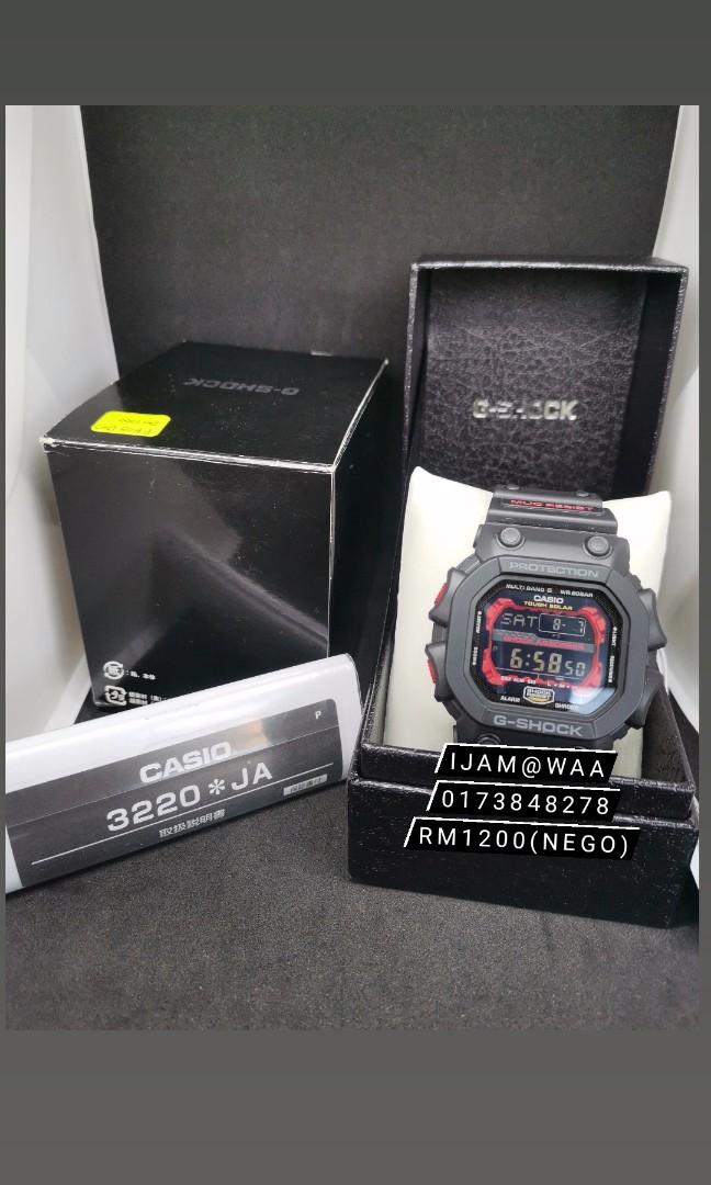 G shock top petak king merah
