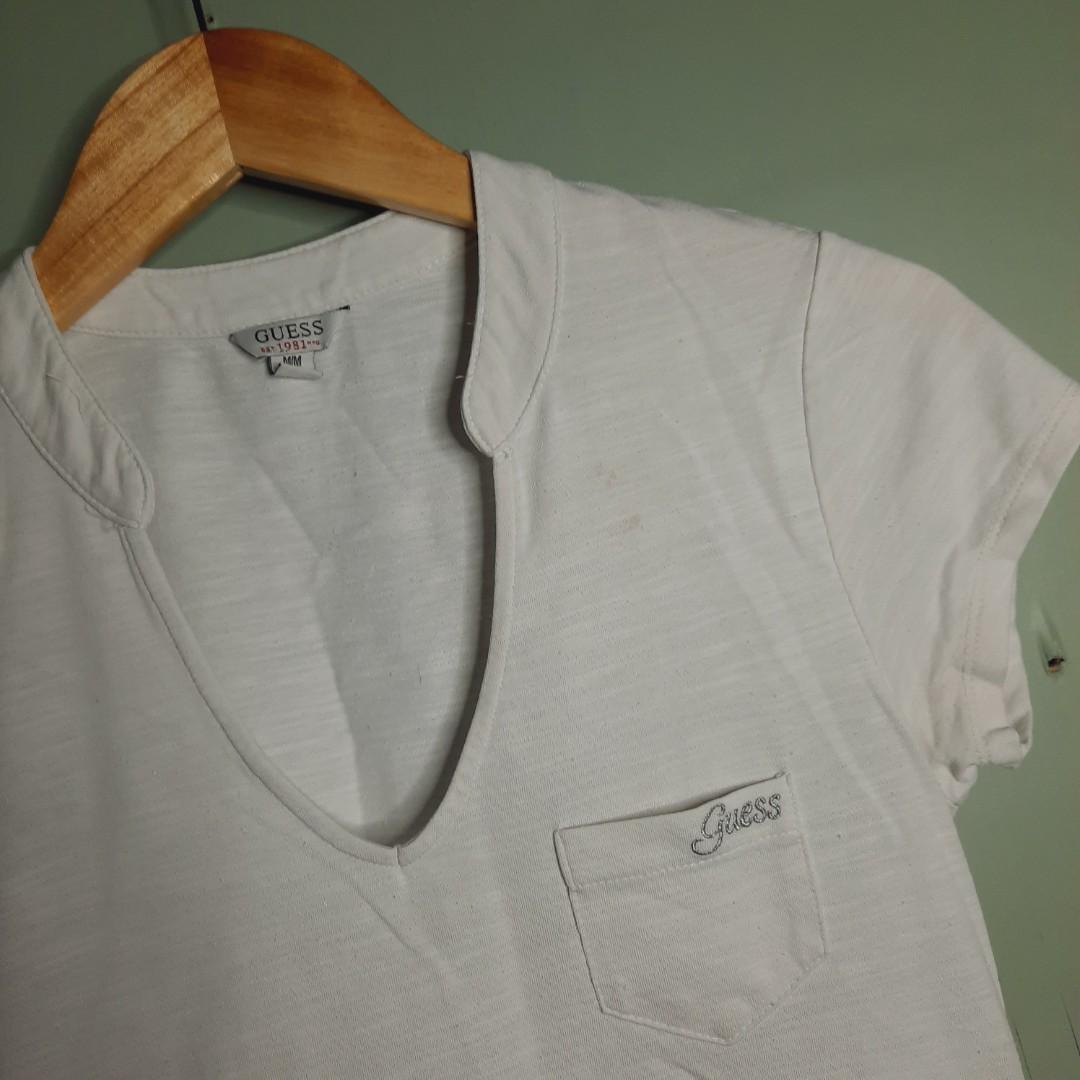Guess white blouse deals