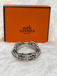 99% NEW HERMES MORS SCARF RING, Luxury, Accessories on Carousell